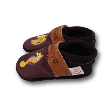 Krabbelschuhe Seepferd & Fisch